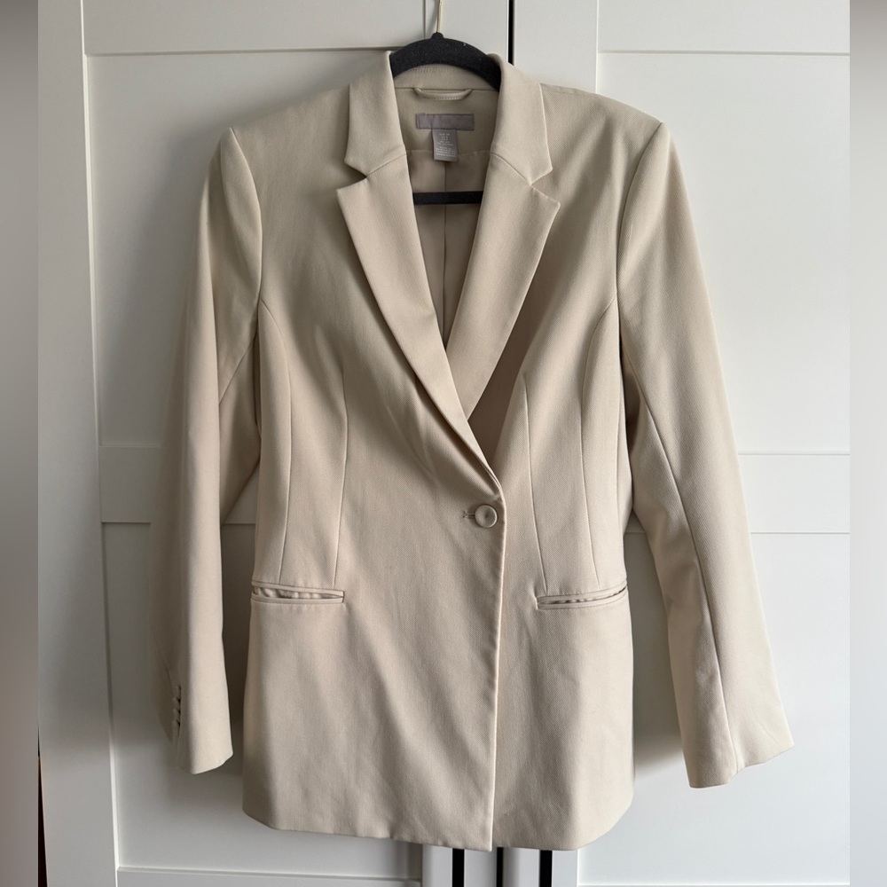 H&M Classic Beige Women's Blazer